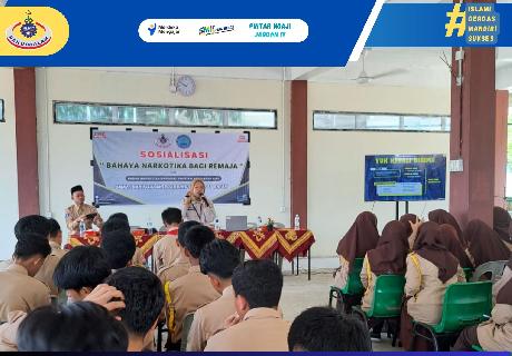 SOSIALISASI BAHAYA PENYALAHGUNAAN NARKOBA BAGI PESERTA DIDIK DI SMKIT DARUSSALAM 01 BATAM